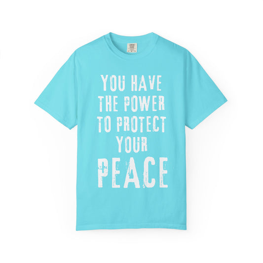 Empowered Peace Tee Unisex Garment-Dyed