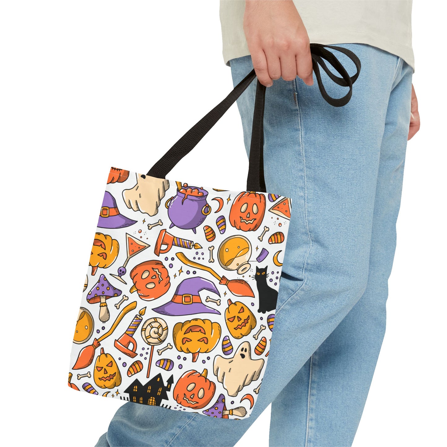 Halloween Print Tote Bag