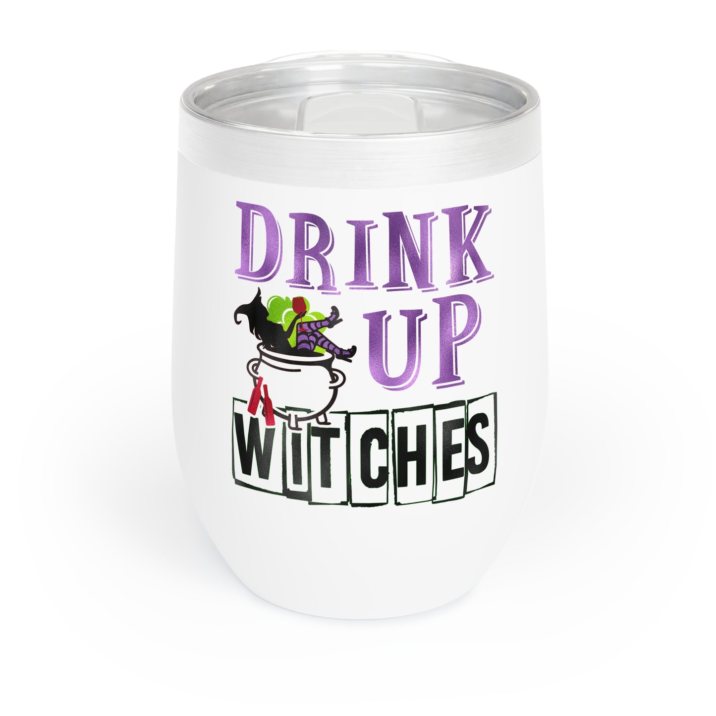 Drink Up Halloween Chill Wine Tumbler
