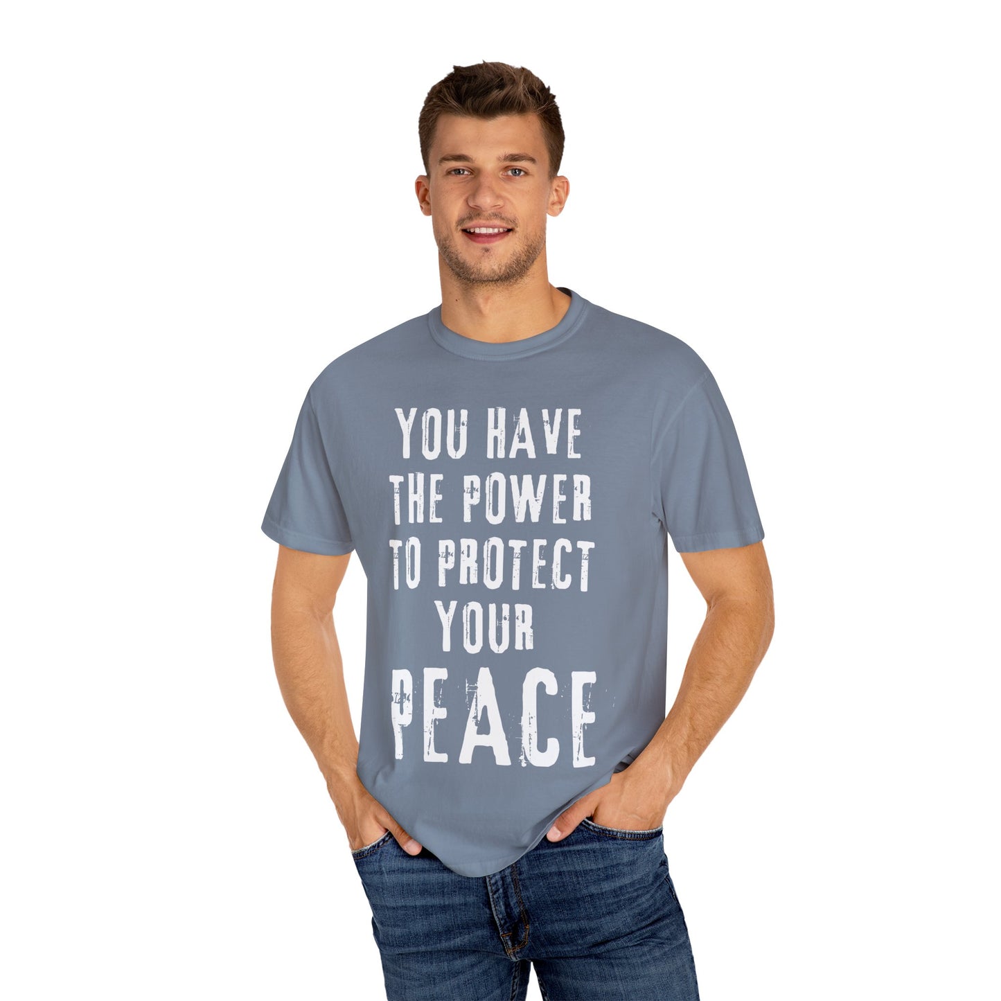 Empowered Peace Tee Unisex Garment-Dyed