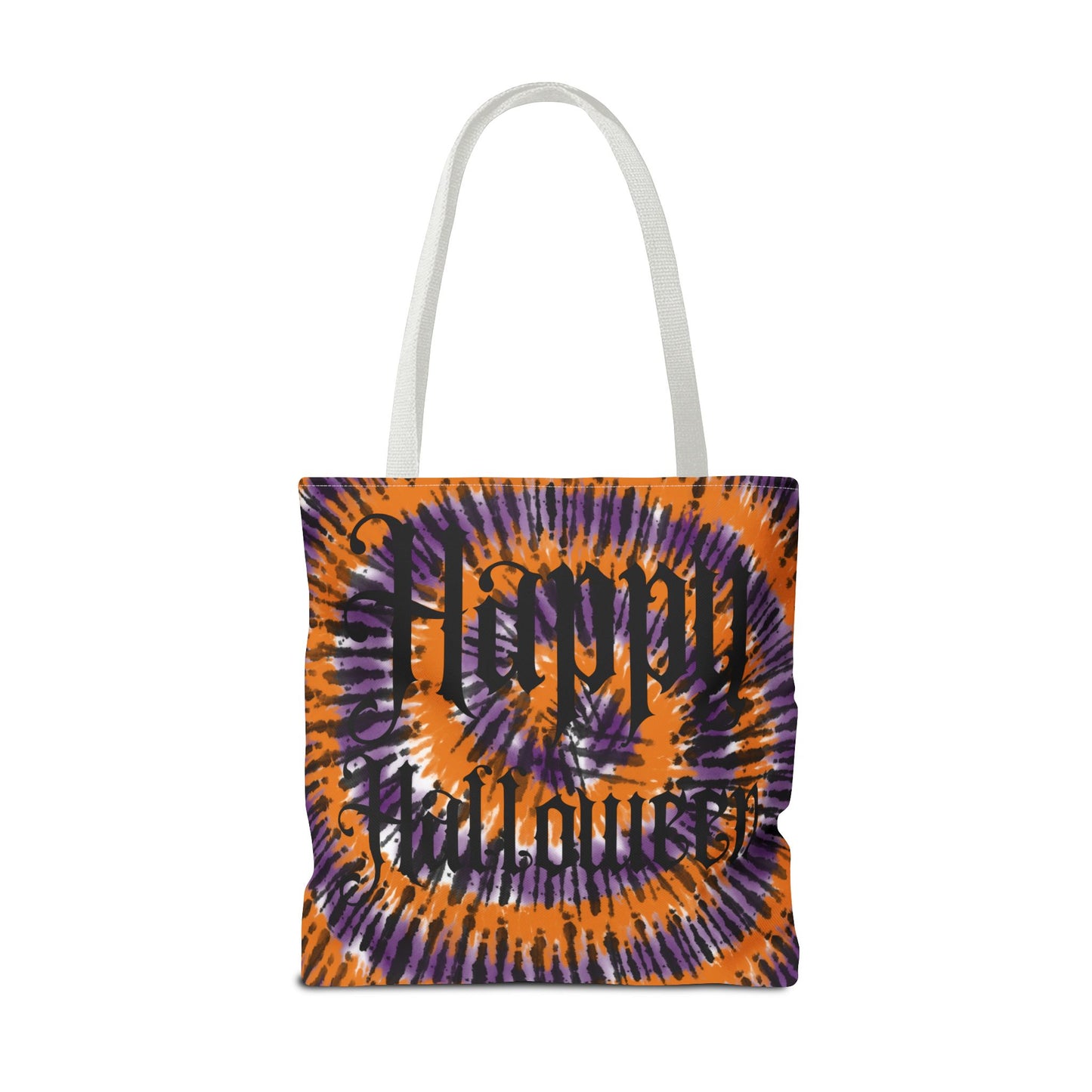 Happy Halloween Tie Dye Tote Bag