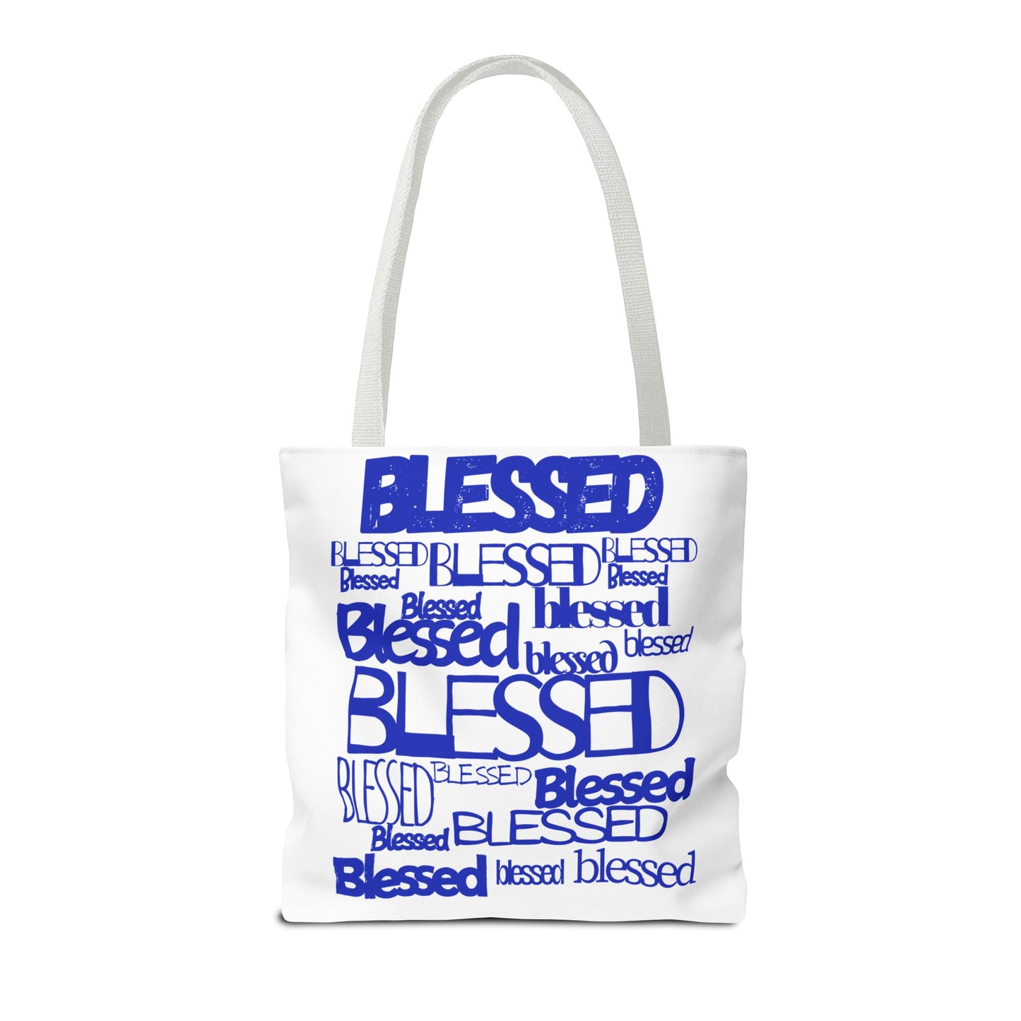 Blessed in Every Font Book Tote  (AOP)