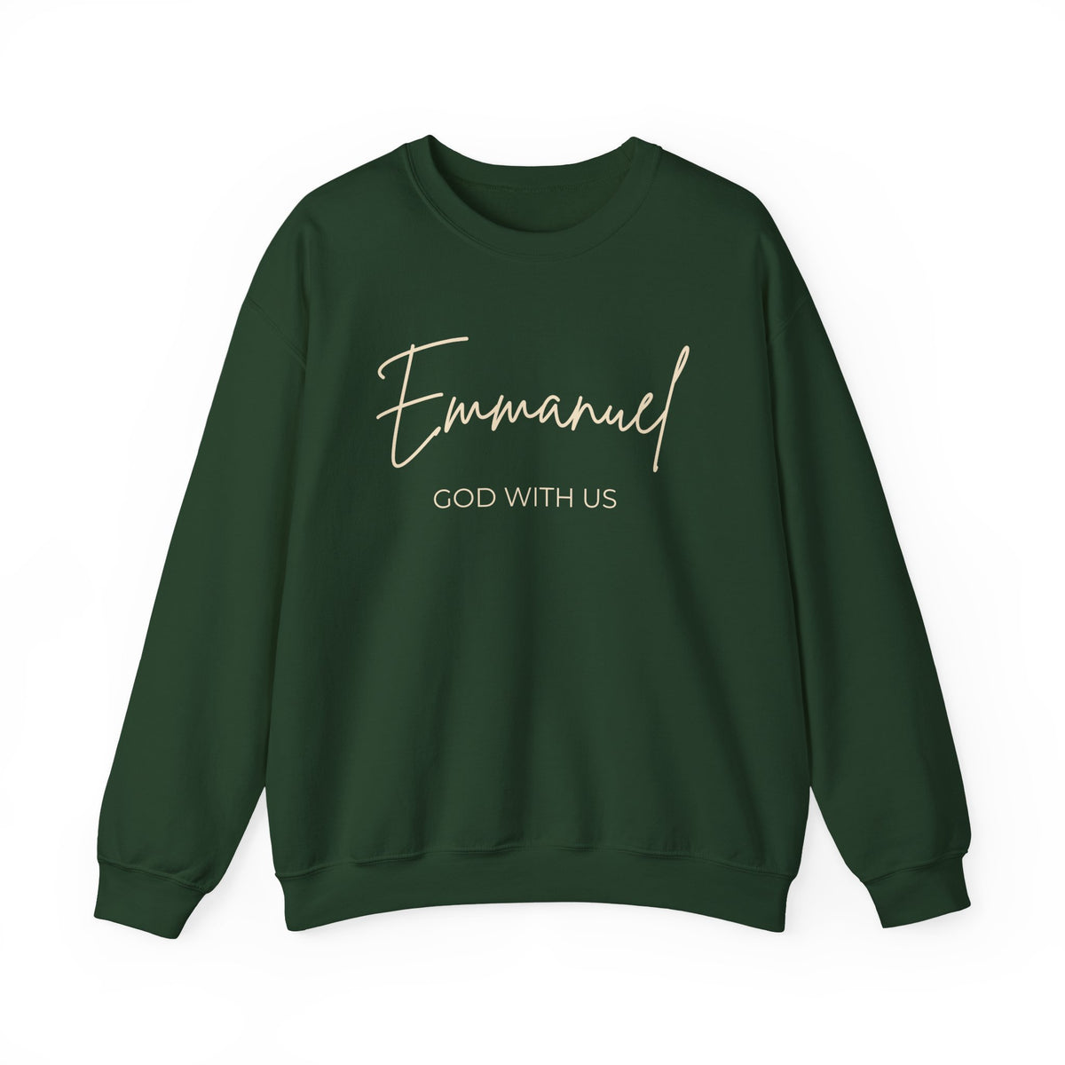 Emmanuel Crewneck Sweatshirt – Maroon & Forest Green
