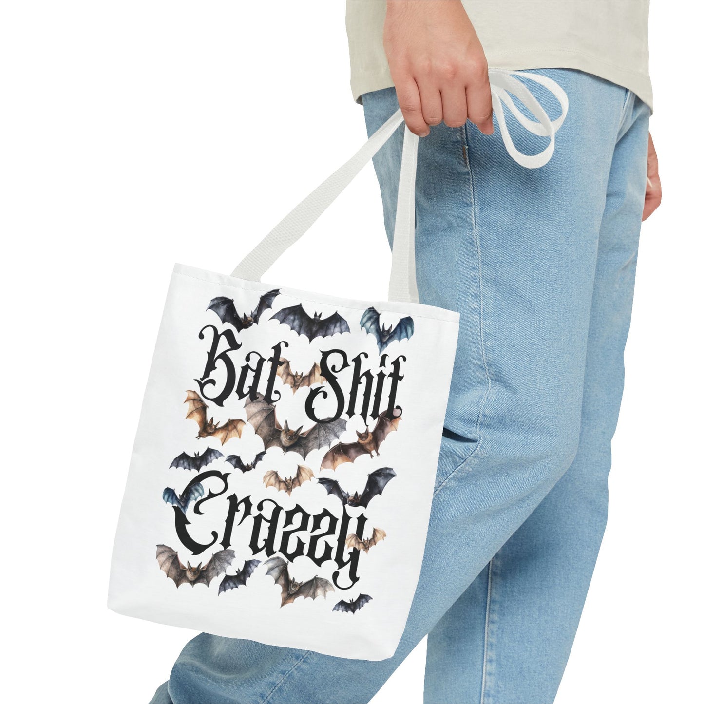 Bat Shit Crazy Halloween Tote Bag