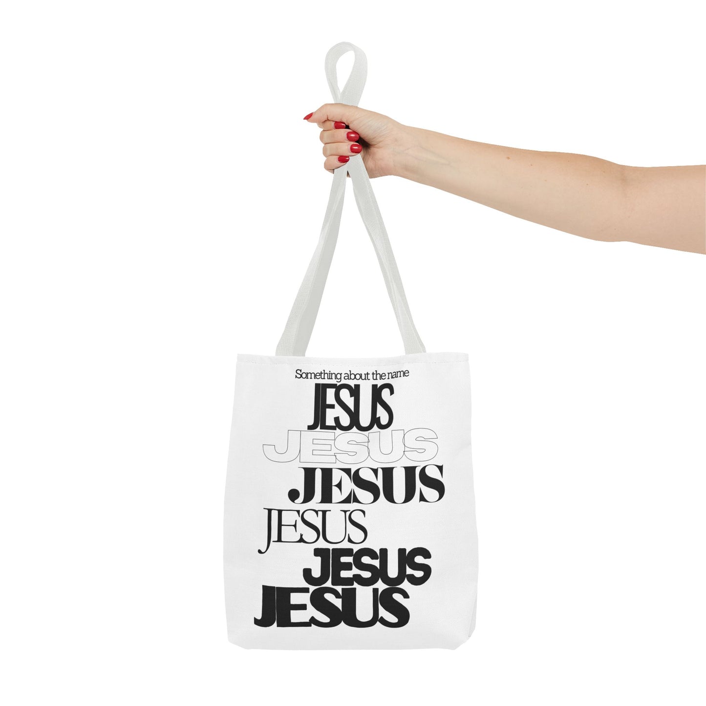 In His Name Book Tote (AOP)