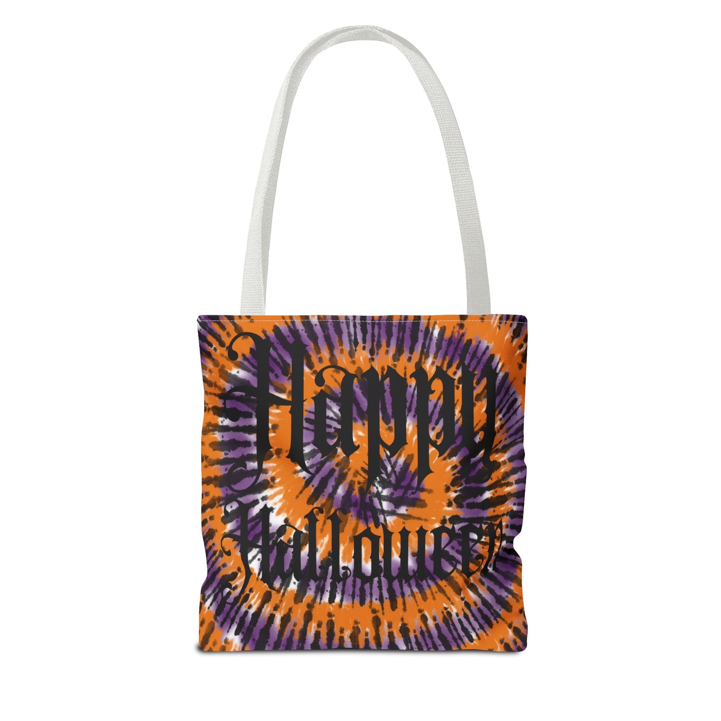 Happy Halloween Tie Dye Tote Bag