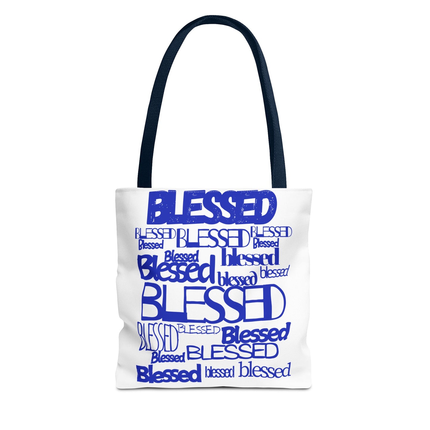 Blessed in Every Font Book Tote  (AOP)