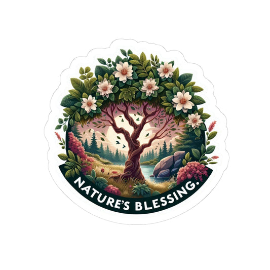 Nature’s Blessing  Kiss-Cut Sticker