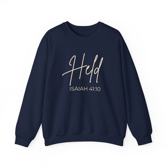Held Crewneck Sweatshirt – Navy