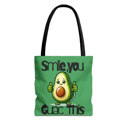 Smile & Guac Book Tote