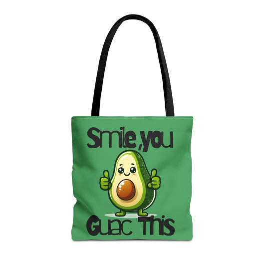 Smile & Guac Book Tote
