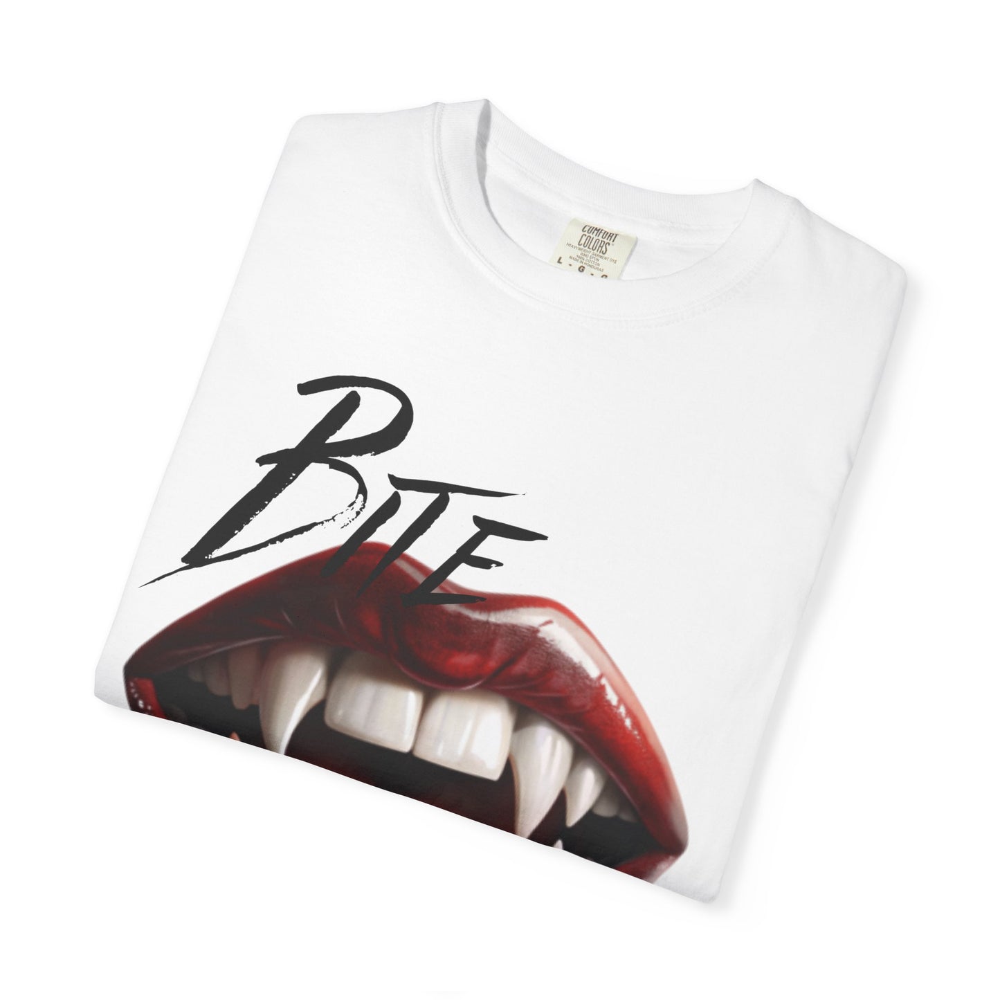 Bite Me Halloween Tee Unisex Garment-Dyed