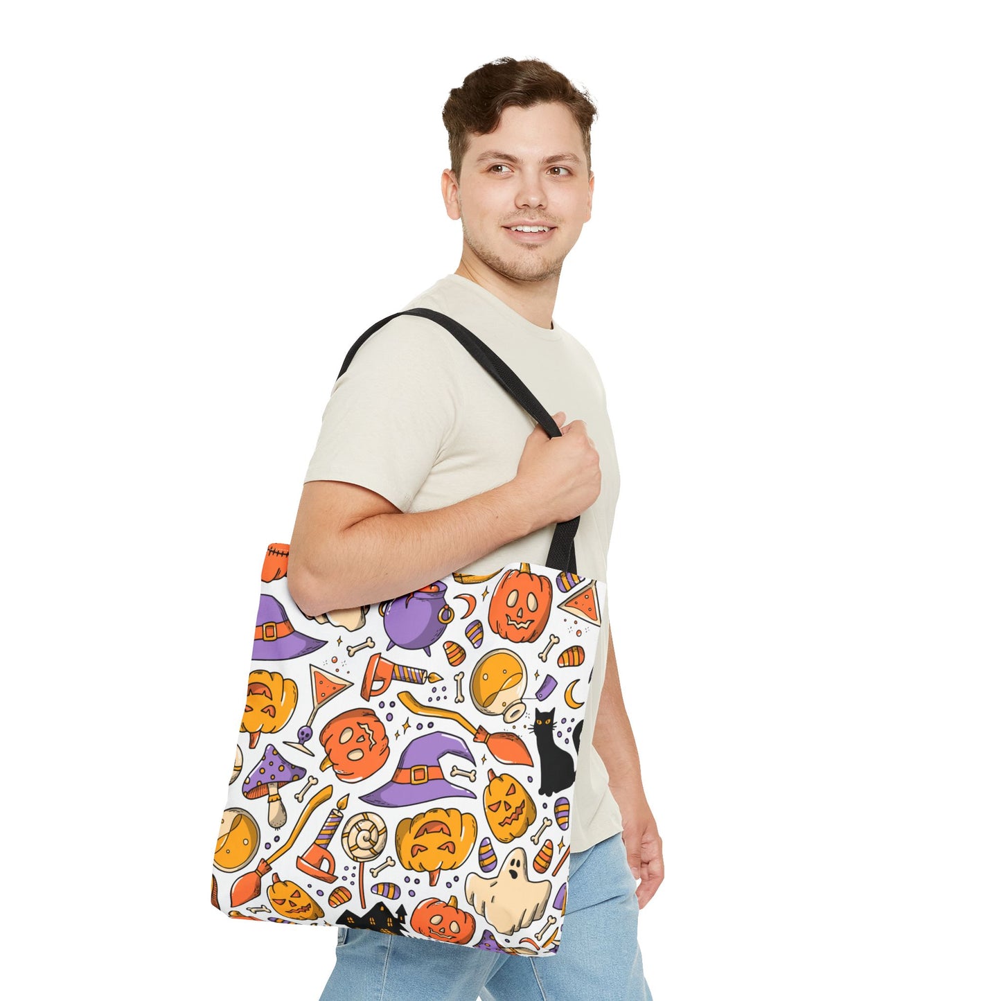 Halloween Print Tote Bag