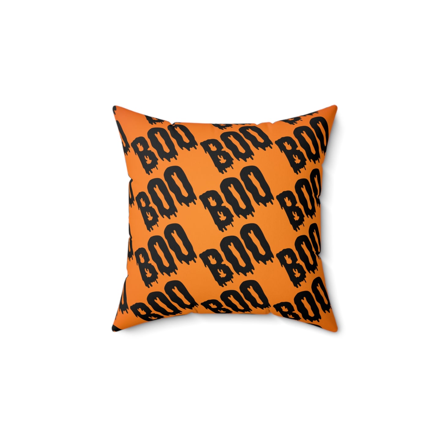 Boo Ghost Halloween Pillow Spun Polyester Square