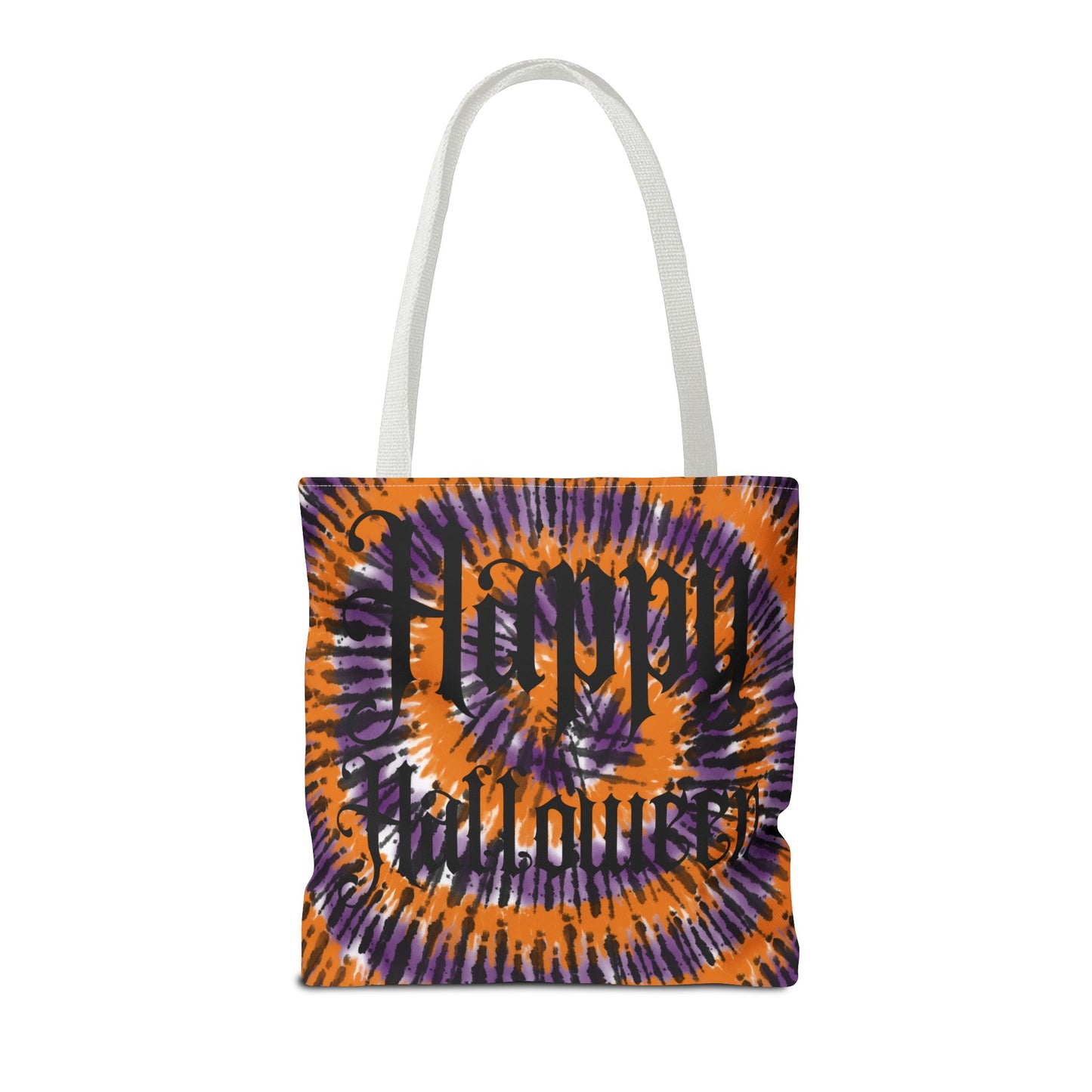 Happy Halloween Tie Dye Tote Bag