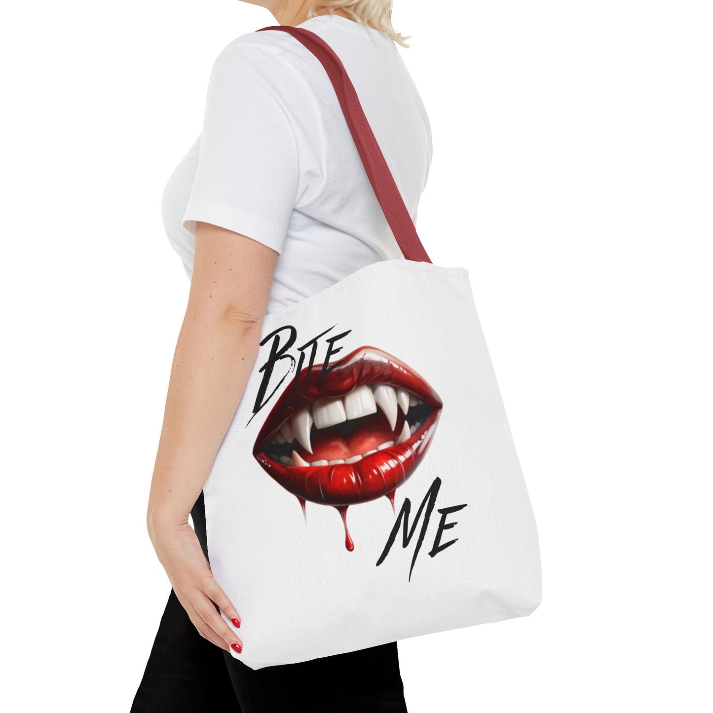 Bite Me Halloween Tote Bag