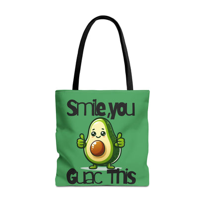 Smile & Guac Book Tote