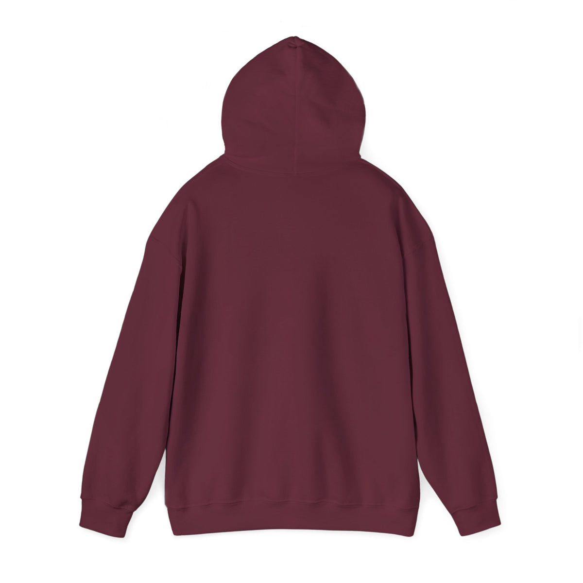 All Is Calm Hoodie – Maroon & Forest Green