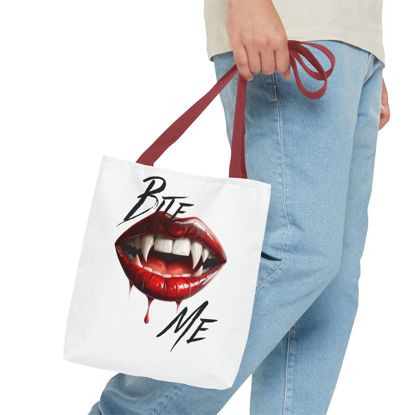 Bite Me Halloween Tote Bag