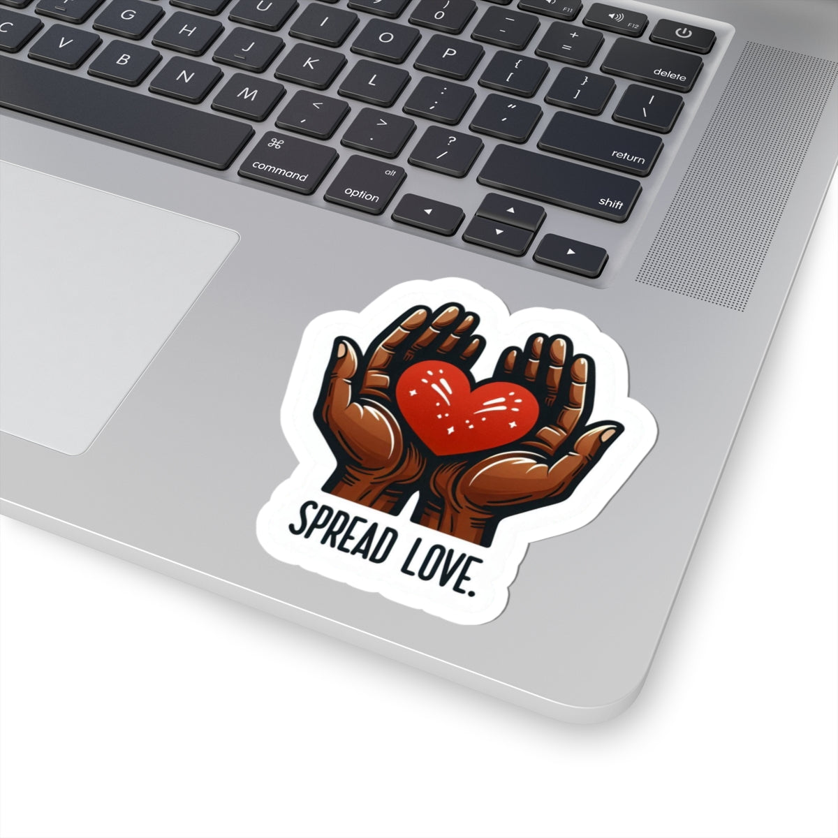 Spread Love Kiss-Cut Sticker — Positive Affirmation Decal