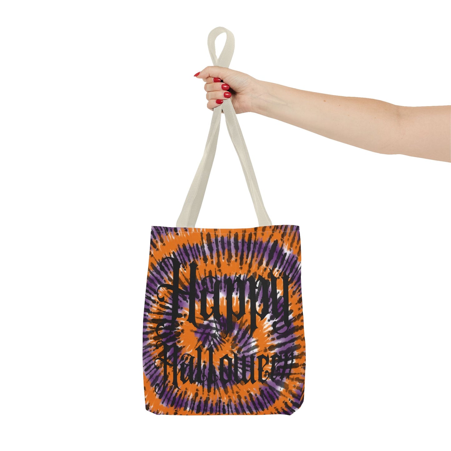 Happy Halloween Tie Dye Tote Bag