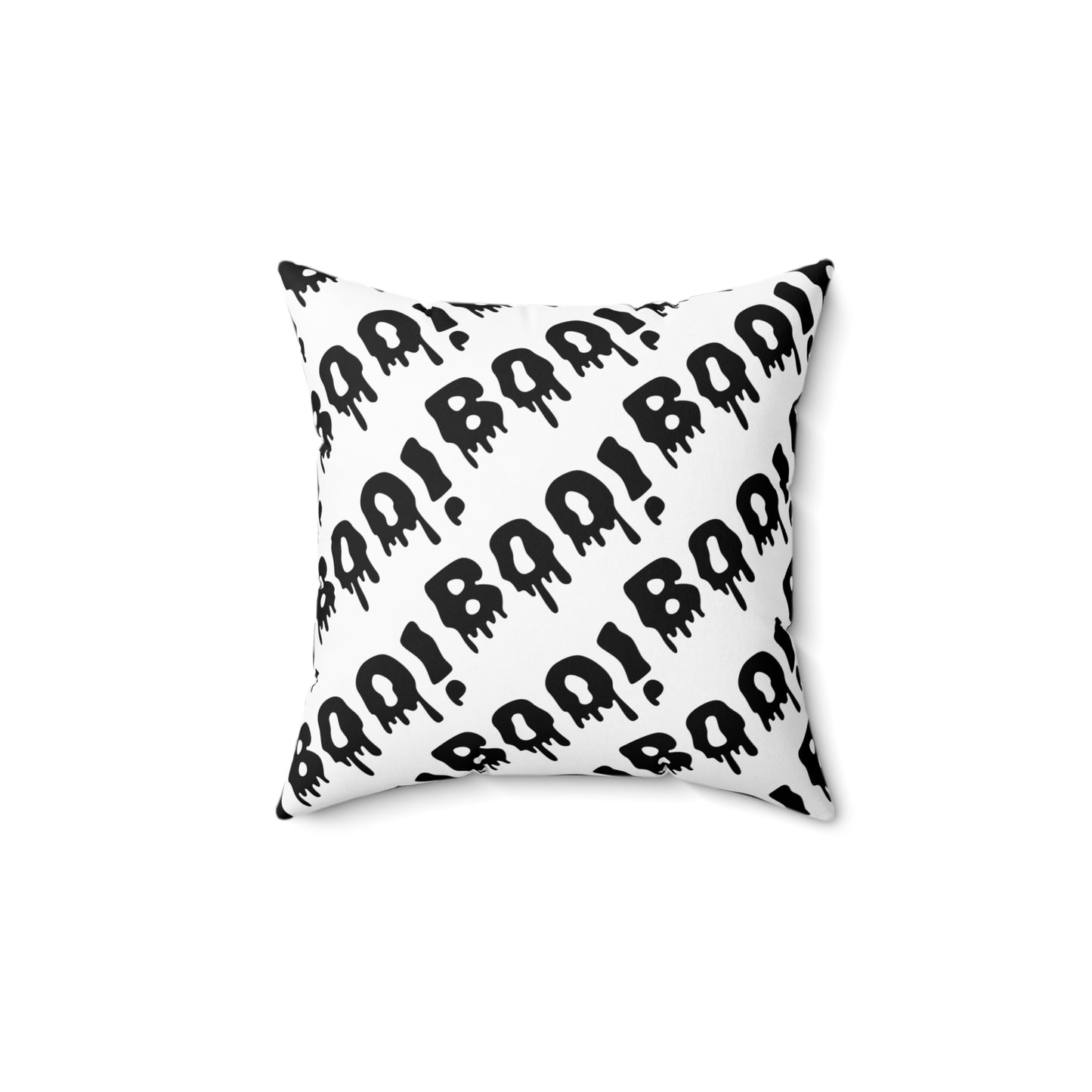 BOO! Halloween Pillow Spun Polyester Square