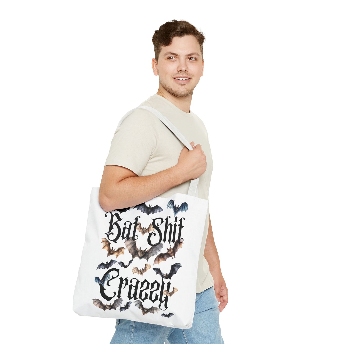 Bat Shit Crazy Halloween Tote Bag