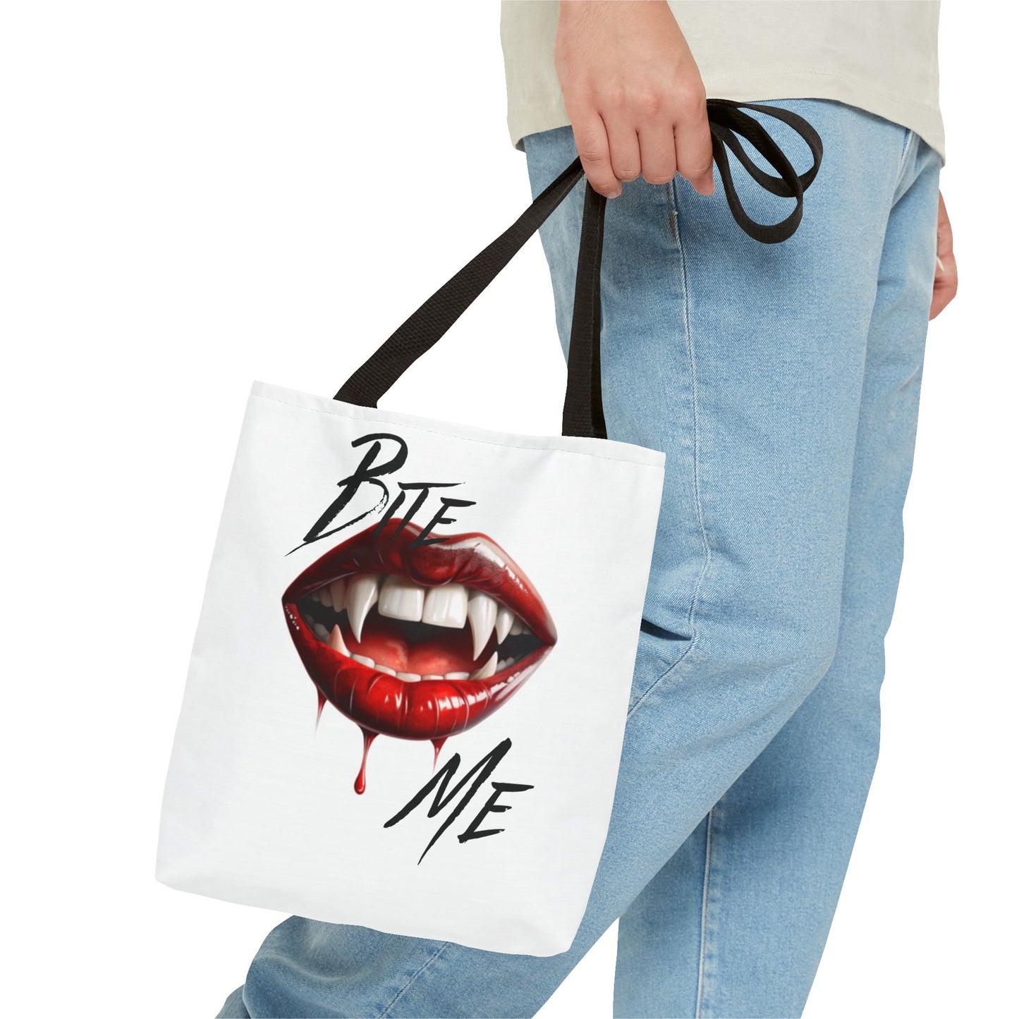 Bite Me Halloween Tote Bag
