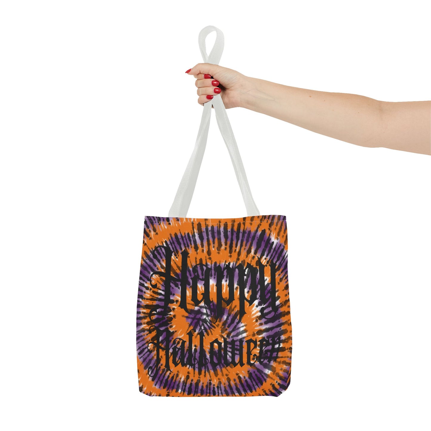 Happy Halloween Tie Dye Tote Bag
