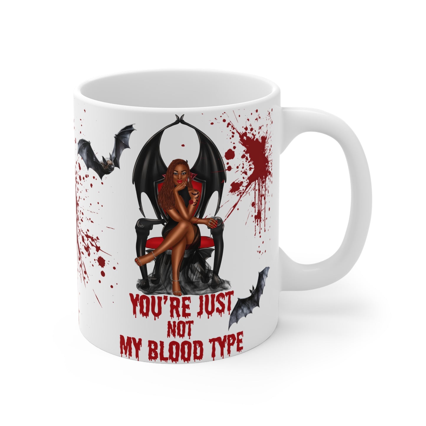 My Blood Type Halloween Mug 11oz