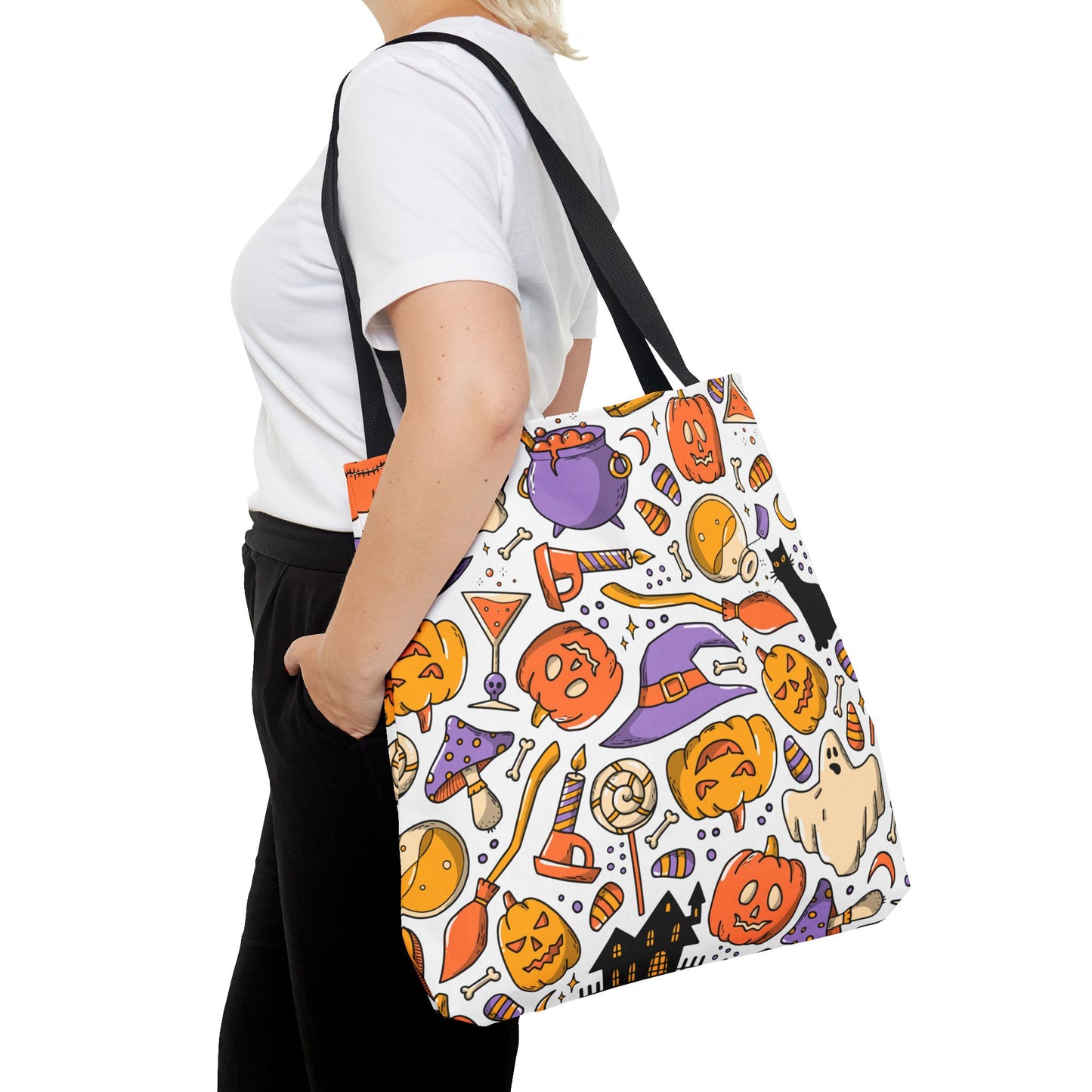 Halloween Print Tote Bag