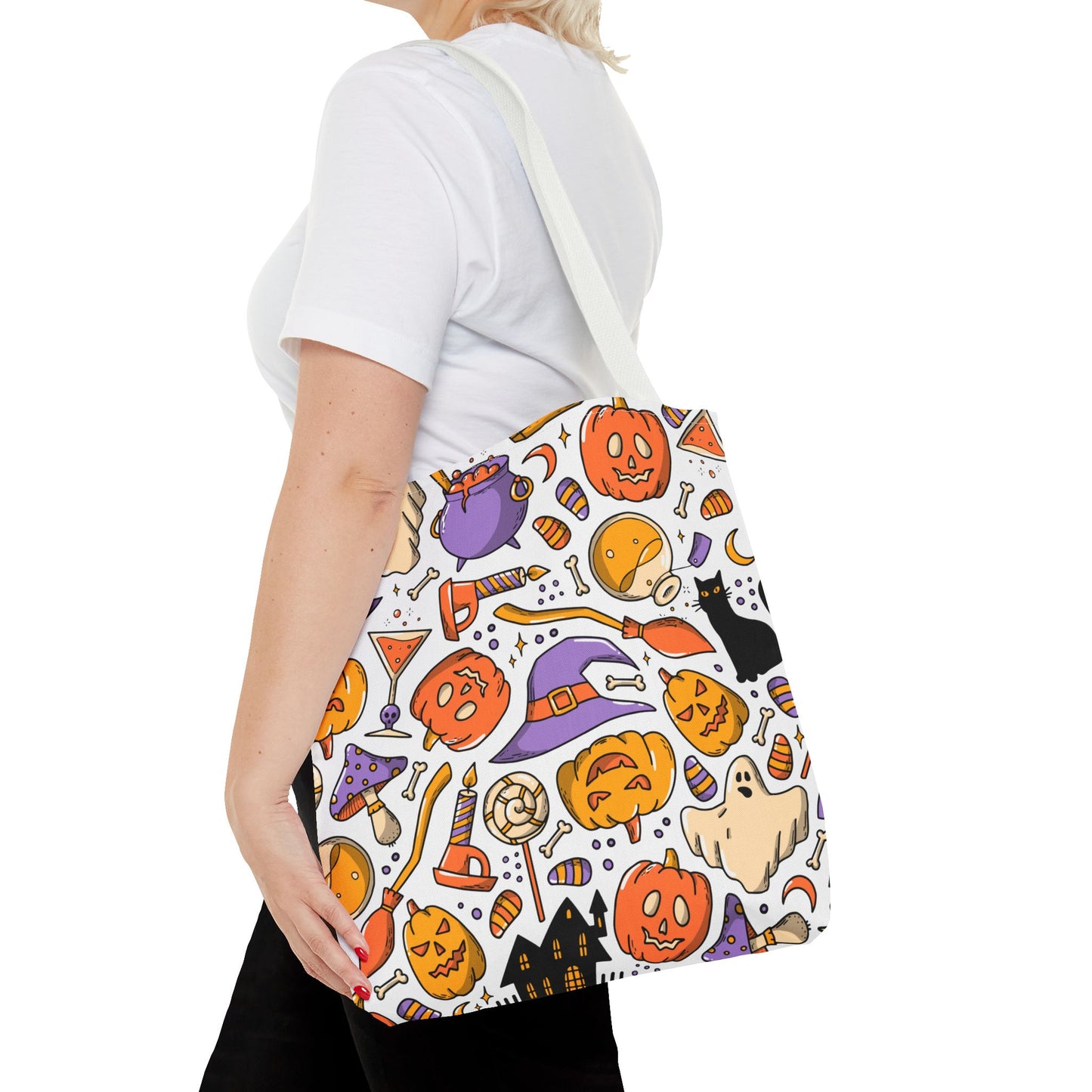 Halloween Print Tote Bag