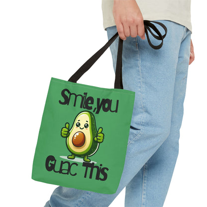 Smile & Guac Book Tote