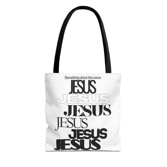 In His Name Book Tote (AOP)