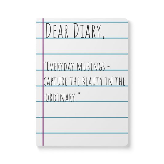 Everyday Wonders Diary - Softcover Journal - Lined Pages for Reflection and Creativity