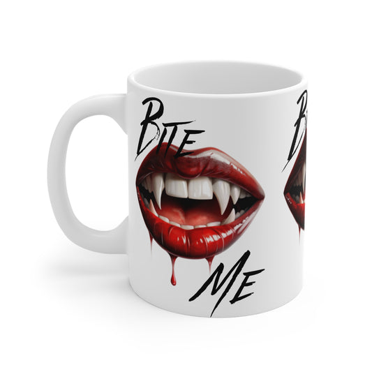 Bite Me Ceramic Mug 11oz