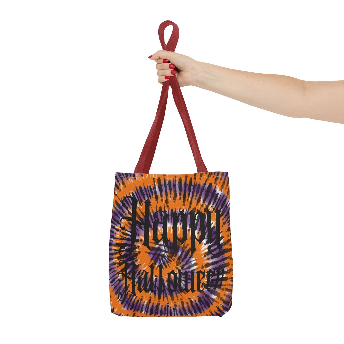 Happy Halloween Tie Dye Tote Bag
