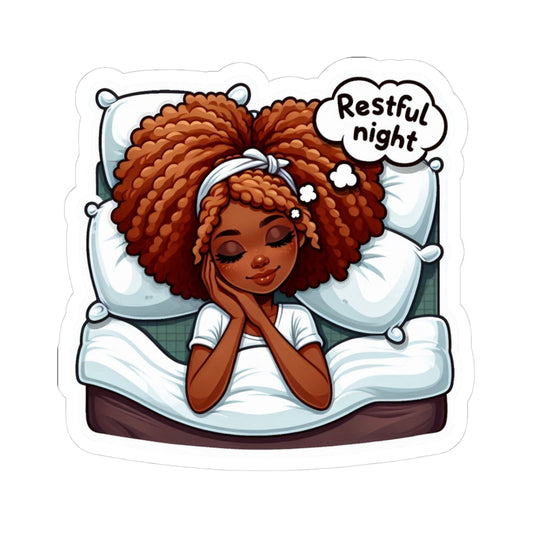 Restful Nights Kiss-Cut Sticker