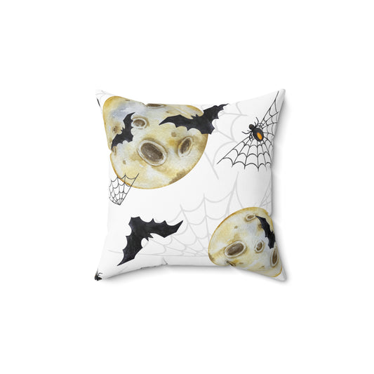 Full Moon Halloween Pillow Spun Polyester Square