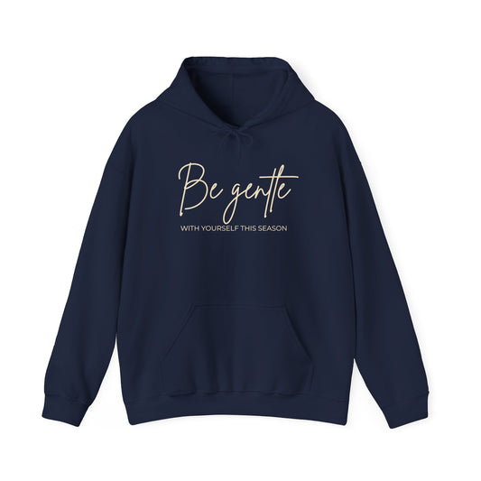 Be Gentle Hoodie – Navy