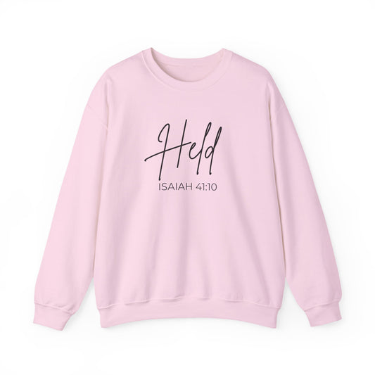 Held Crewneck Sweatshirt – Light Pink & Sand