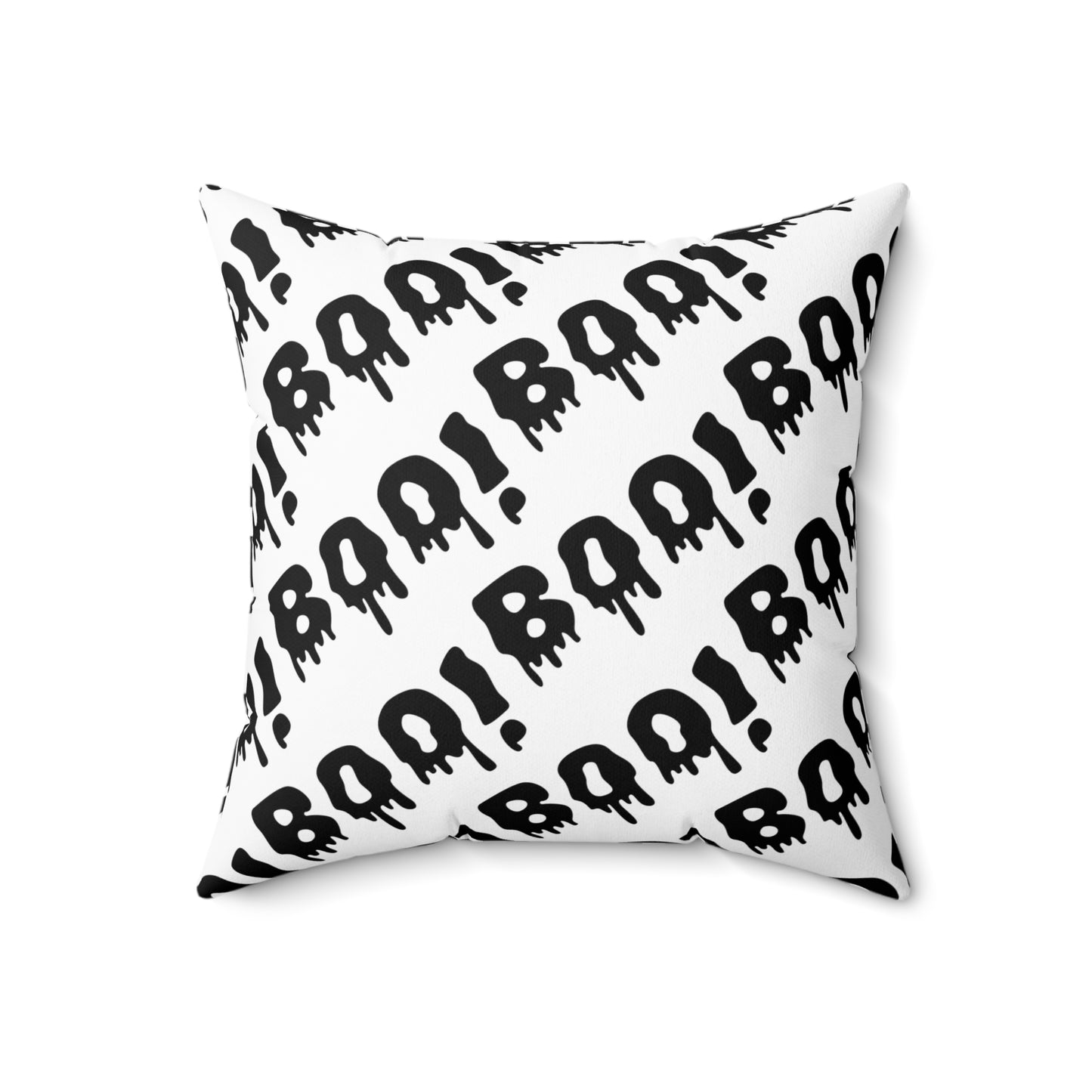 BOO! Halloween Pillow Spun Polyester Square