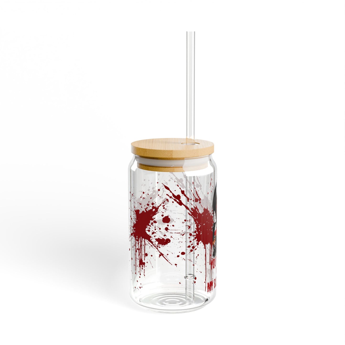 My Blood Type Halloween Sipper Glass, 16oz