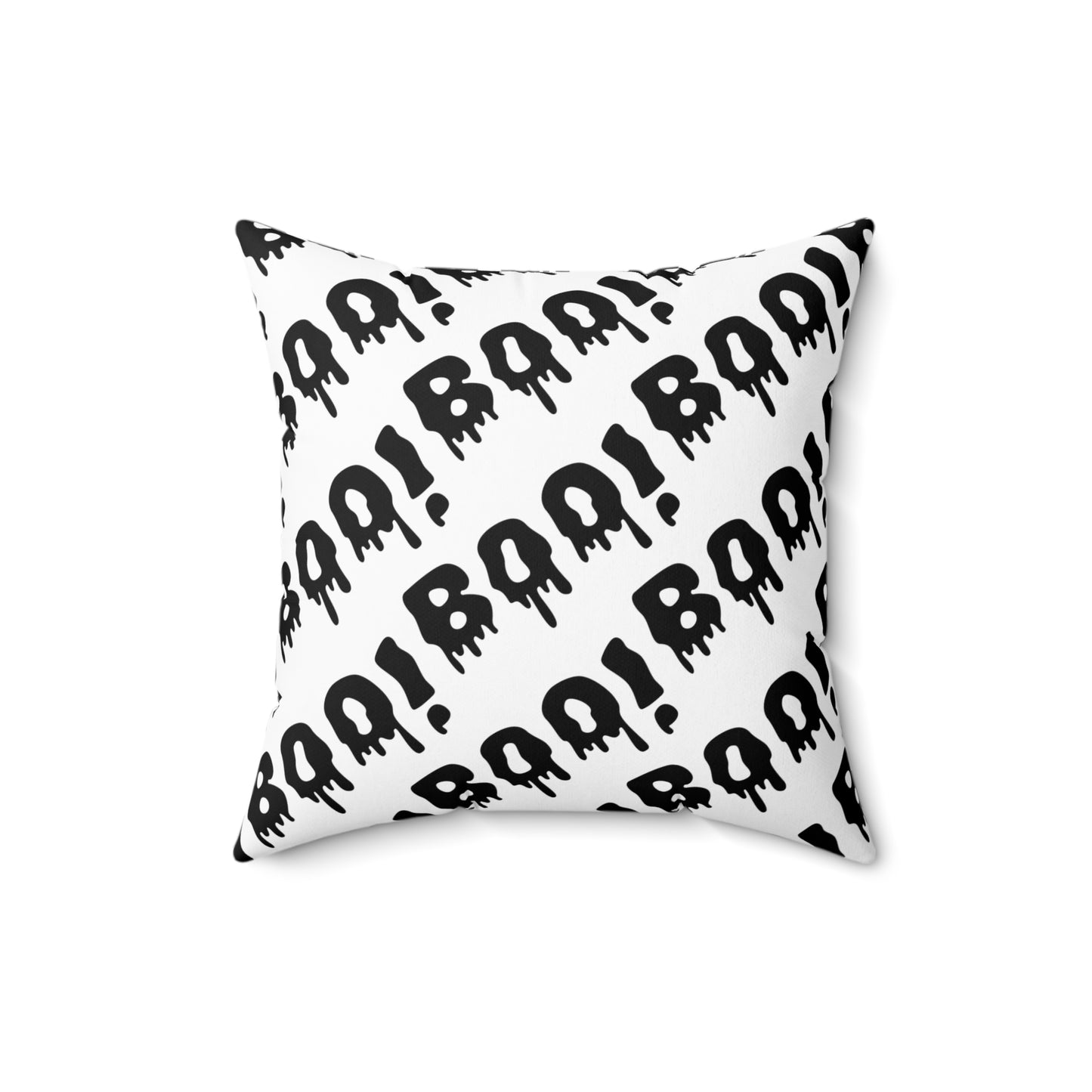 BOO! Halloween Pillow Spun Polyester Square