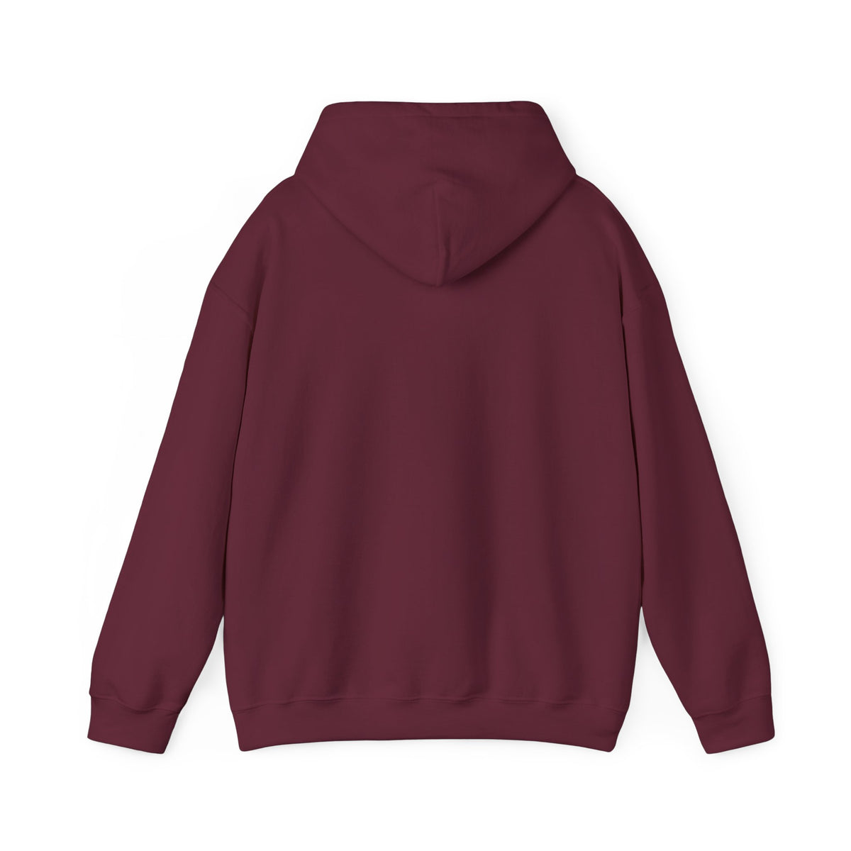 All Is Calm Hoodie – Maroon & Forest Green