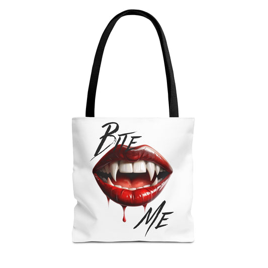 Bite Me Halloween Tote Bag