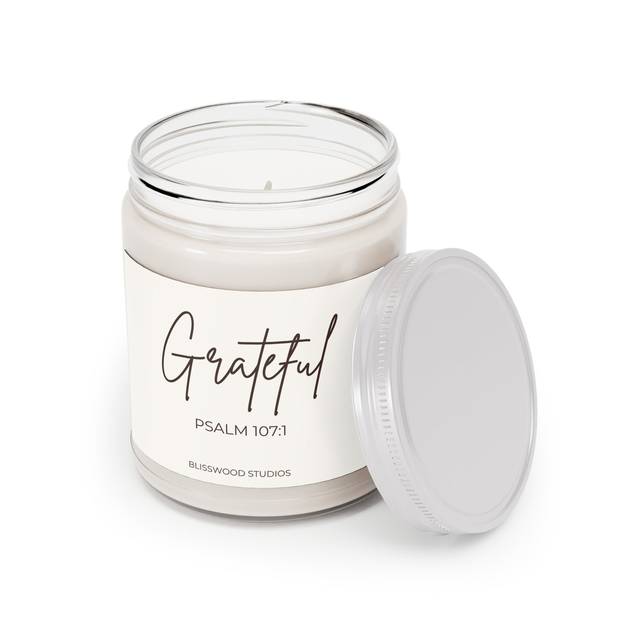 Grateful Soy Candle – 9oz Scented Jar