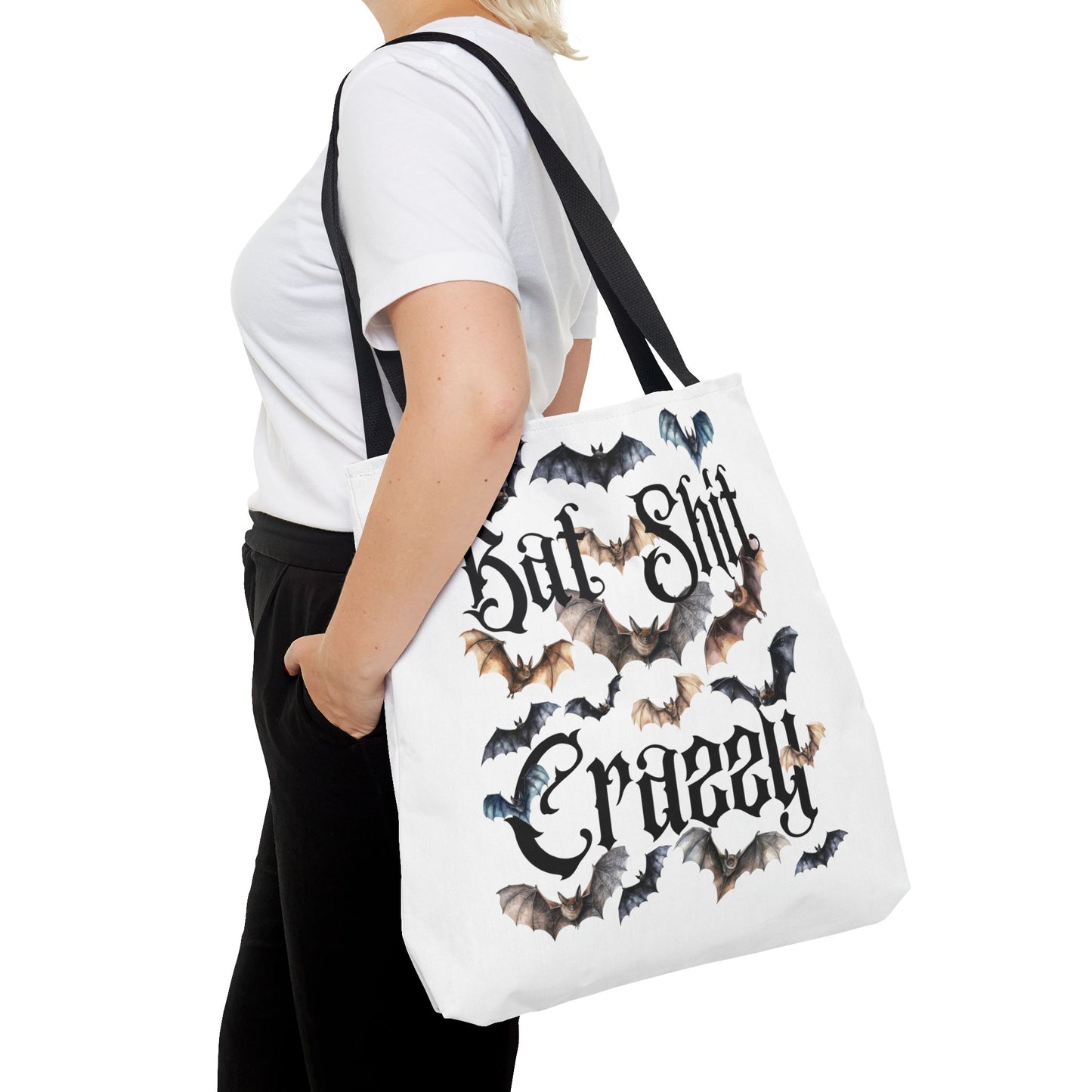 Bat Shit Crazy Halloween Tote Bag
