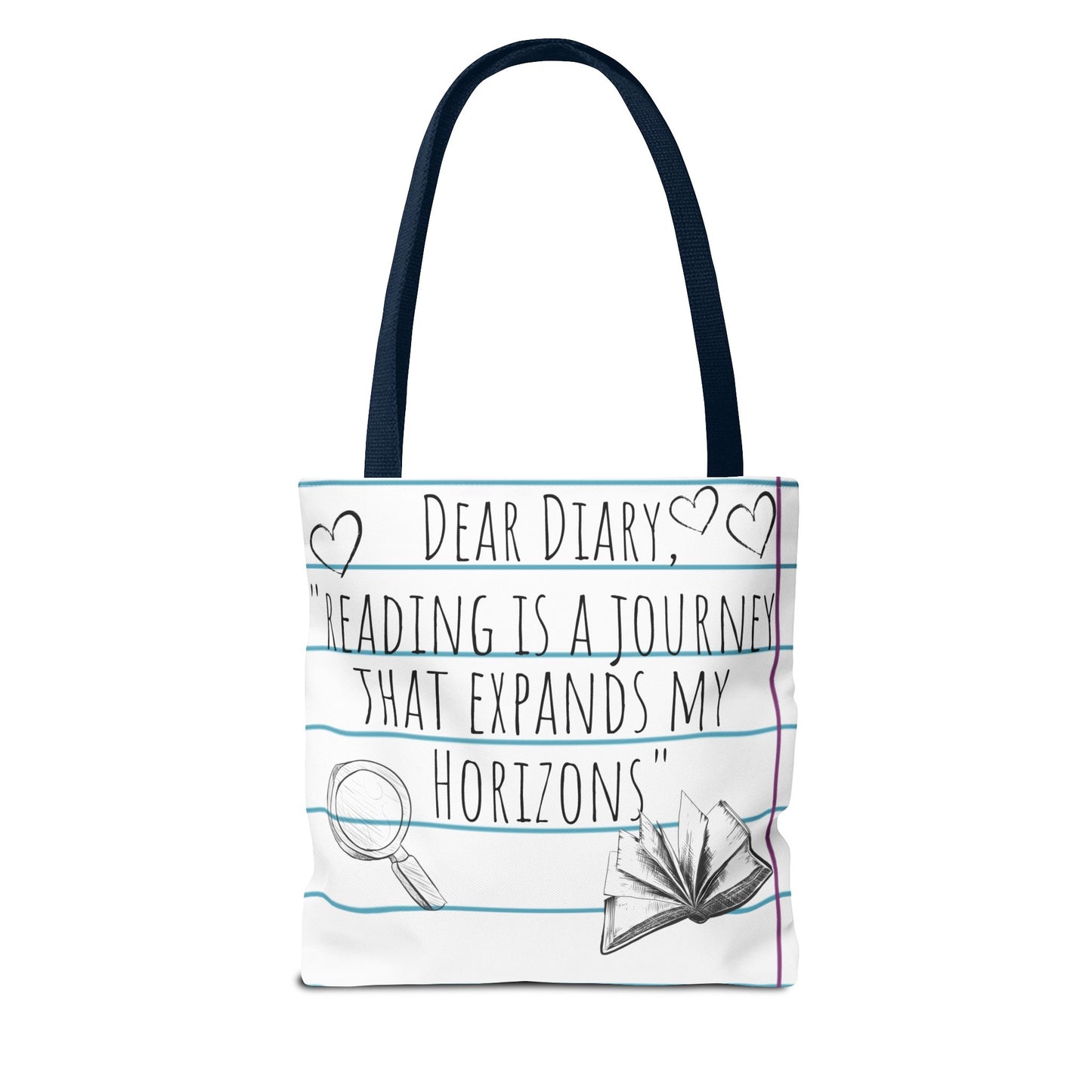 Literary Adventure Tote Bag - Stylish & Functional Everyday Use