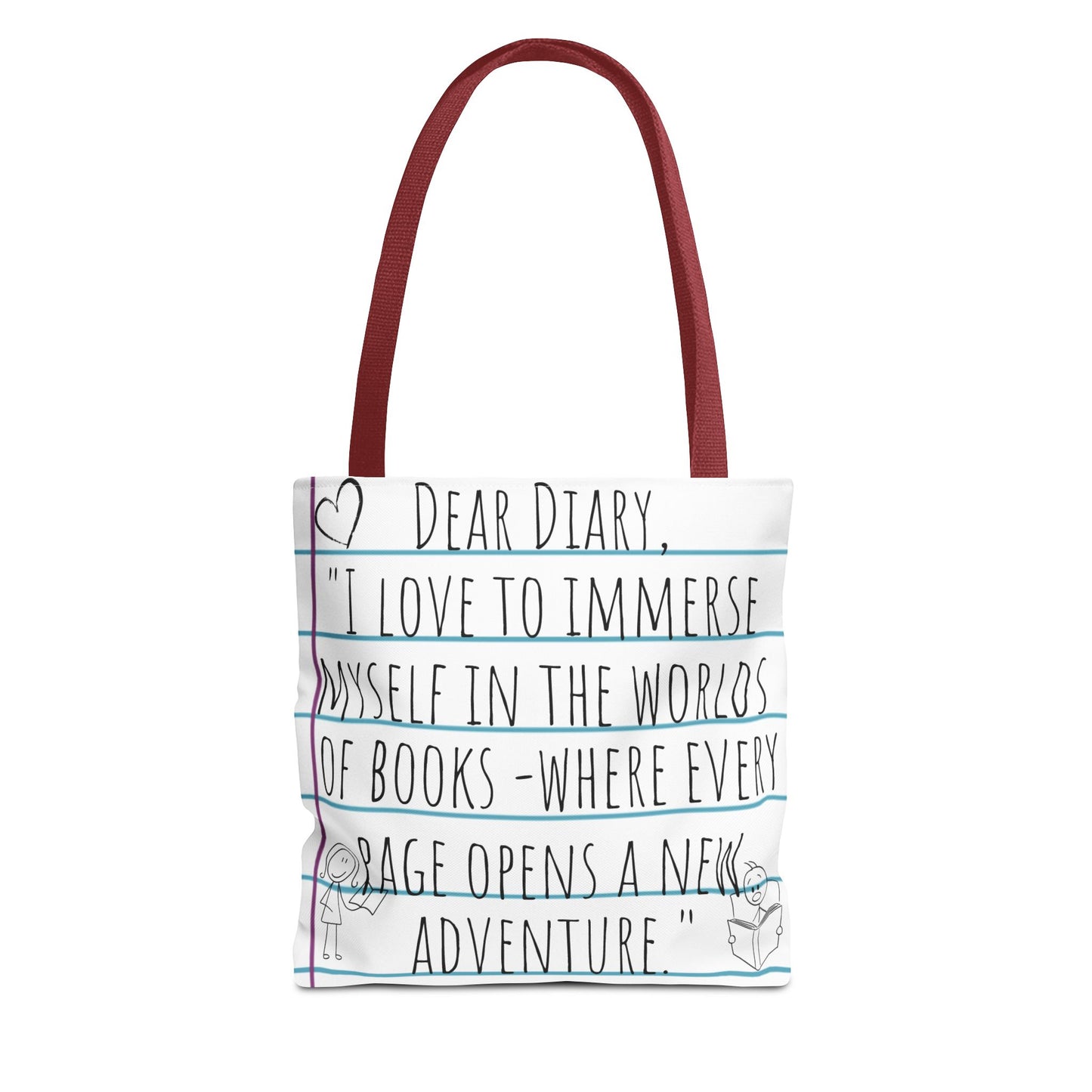 Literary Adventure Tote Bag - Stylish & Functional Everyday Use
